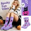 Unisex Halloween Mid-Calf Socks - Trendy Fall Winter Socks for Men and Women
