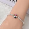 Original 925 Silver Horse Charms Unicorn Horseshoe Earrings Beads Pendants Fit Bracelet Necklace DIY Jewelry Gift