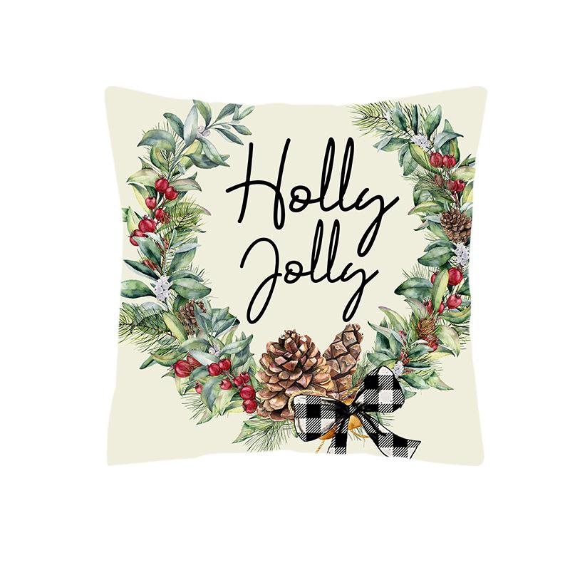 New Christmas Ins Style Decoration Pillow Christmas Party Cushion Living Room Sofa Bedside Pillow Cover