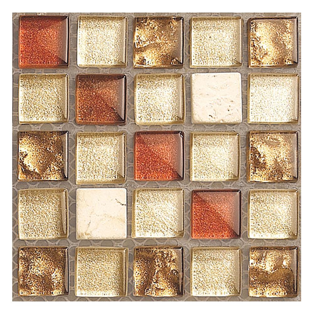 DIY Decor Self-Adhesive Wallpaper Natural Mosaic Tile Waterproof Thickening PVC Anti-Collision for Children Security