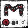 Flexible Artificial Maples Leaf Garlands Indoor Outdoors Halloween Theme Decors Easy Setups Sustainable Plastic Materials