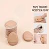 7Pcs Mini Finger Puff Multi Color Makeup Sponge Flawless Finish for Foundation Concealer Blush Easy Clean Compact Makeup Tools