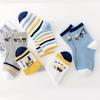 5Pairs Car Pattern Children Socks Spring Autumn Kids Mid Tube Sock Fashion Boys Sports Socks Soft Cotton Baby Footwear 1-8Year