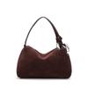 Aidanni Vintage Matte Cowhide Pillow Bag, Women's Handbag, Large-Capacity Commuter Shoulder & Crossbody Bag, Textured Ladies Bag