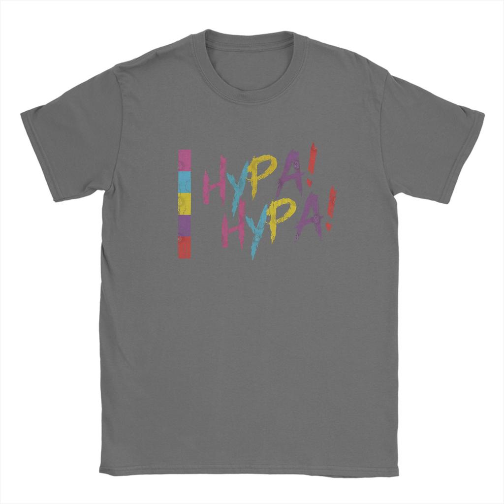 HYPA HYPA TShirt Unisex Women Retro Colorful Streetwear Graphic Tee Summer Cotton Casual Fashionable Streetwear