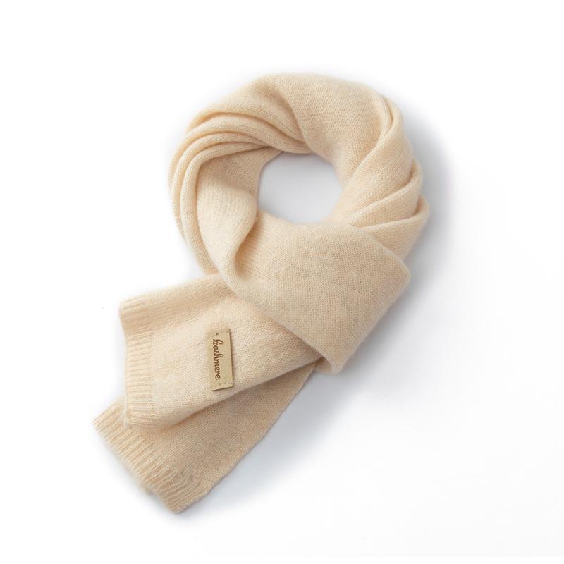Kids' Cashmere Scarf: Boys & Girls Autumn/Winter Korean-Style Warm Knit Neck Warmer