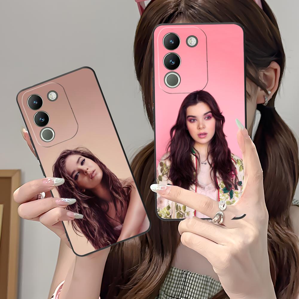 Hailee Steinfeld Matte TPU Mobile Phone Case for VIVO V60 V50 V40 V30 V29 V27 V25 V23 Pro Lite 5G Colorful Printing Cover