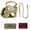 Adjustable Tactical Cat Harness with Anti-Breakaway Leash for Outdoor Use
