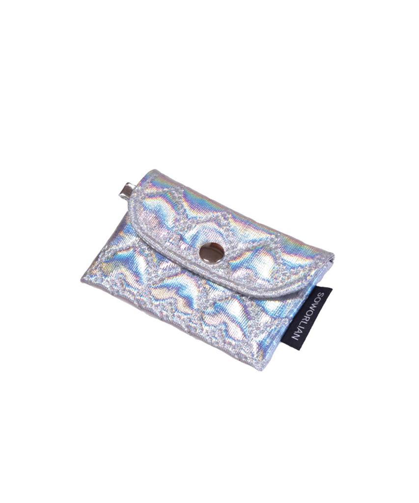 Soworlian Simple Card Wallet_Aurora Silver