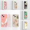 Casing For iPhone 13 14 15 16 Mini Plus Pro Max 16e Fashion Graceful Plants Flowers Phone Cases Liquid Silicone Shockproof Protection For iPhone Shell