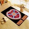 Custom Name Heart of Midlothian Carpet Rug for Living Room Bedroom Home Sofa Decoration,Kids play Non-slip Floor Mat