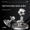 Solar Rotating Football Aromatherapy Ornament for Car Interior - Summer Fragrance Collection