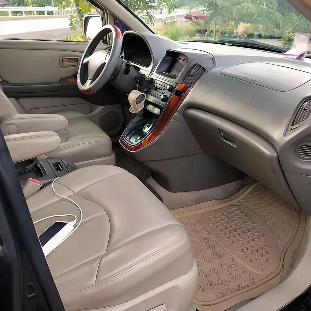 2PCS Beige Leather Armrest Cover for Lexus RX300 RX330 RX350 2003-2004 2005-2009 Center Console Lid Replacement