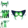 Wild Kratts Kreaturenkraft-Anzug-Kostüm für Kinder mit grünem marineblauem Overall und Maske