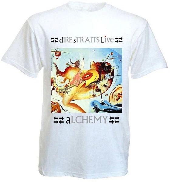 

Alchemy Dire Straits Shirt Short Sleeve White Unisex S-234XL E1458 S