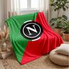 Coperta in Pile di Flanella Morbida Napoli FC Leggera Accogliente Calda Coperta da Lancio per Divano Letto Decorazione per la Casa