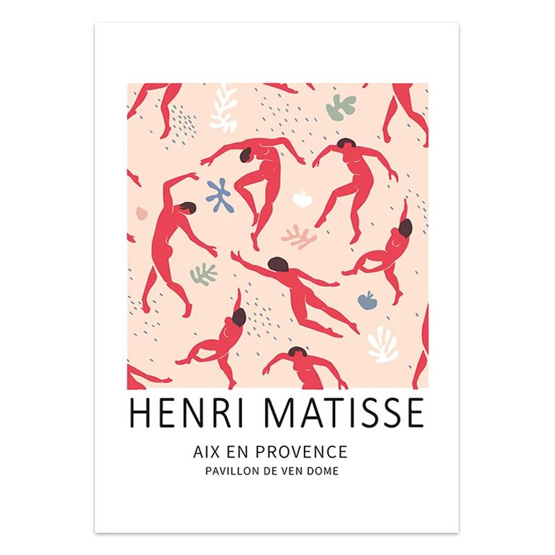 Abstract Canvas Painting Henri Matisse Artwork Wall Art Prints Body Face Stick Figure Poster Modern Pictures for Room Home Decor