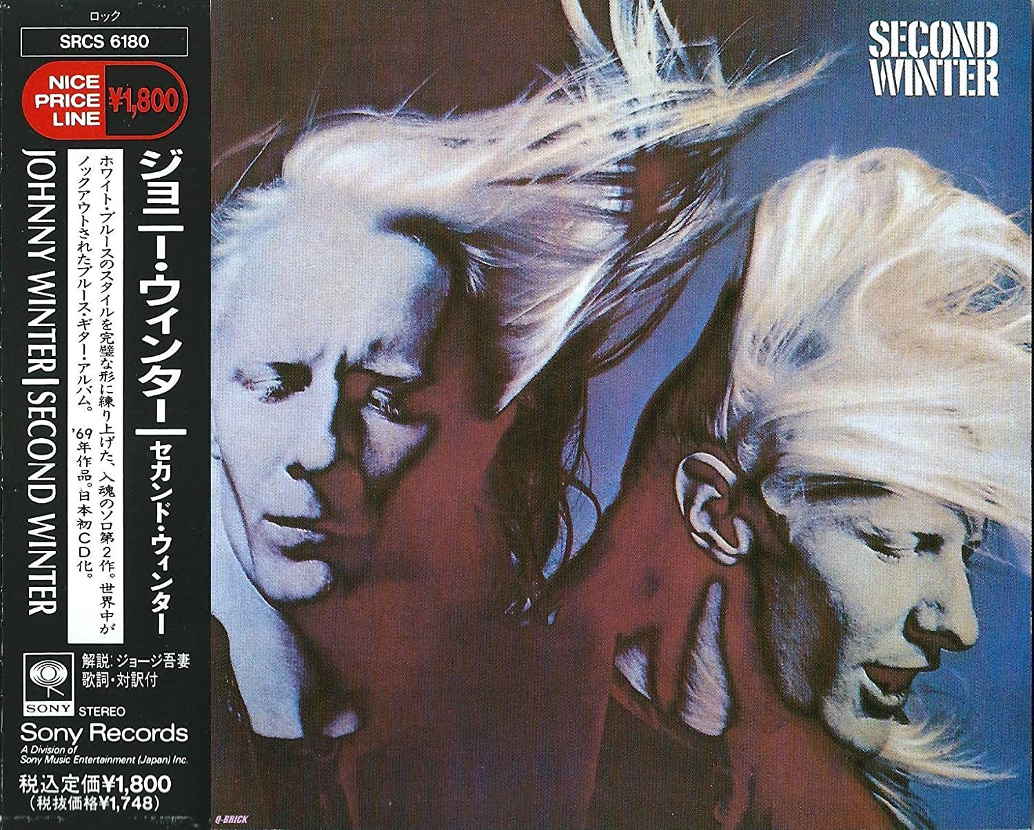 

CD JOHNNY WINTER - Second Winter SRCS6180 Sony 1992 Japan Rock