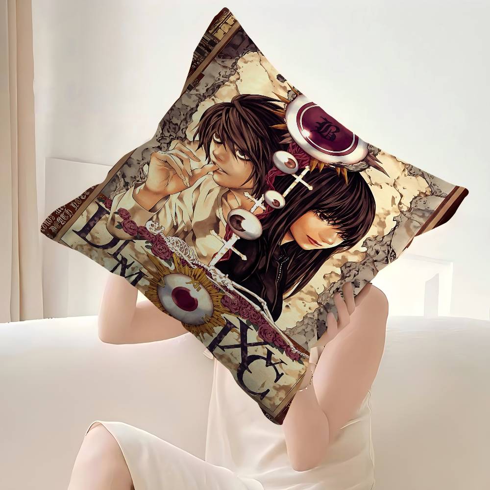 

Anime Death Note Cushion Cover x Polyester Sofa Cushions Decorative Throw Pillows Home Decoration Pillowcover 30X30cm