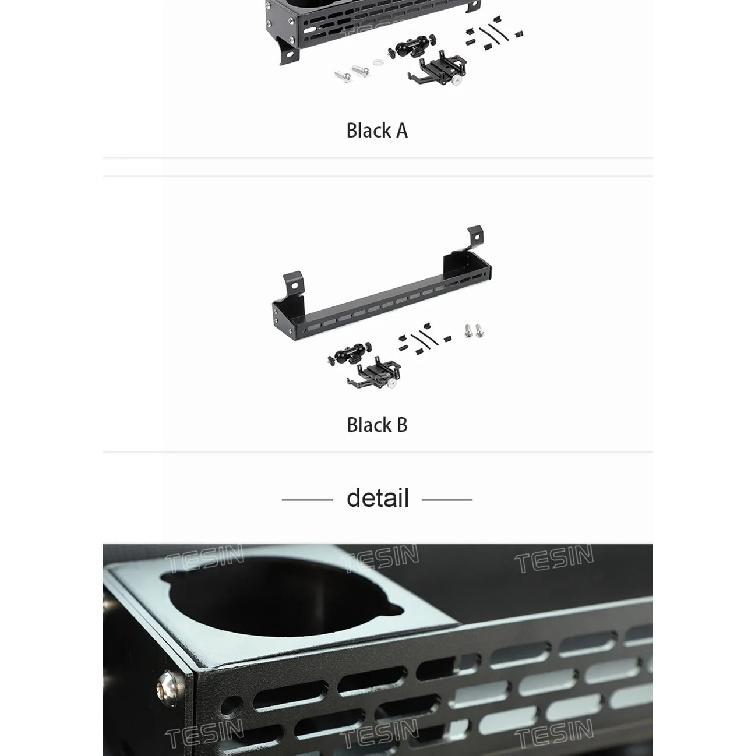 Caja de Almacenamiento de Expansión con Soporte para Teléfono Organizador para Manillar de Copiloto TESIN Para Suzuki Jimny 2019 2020 2021 2022 2023 Accesorios