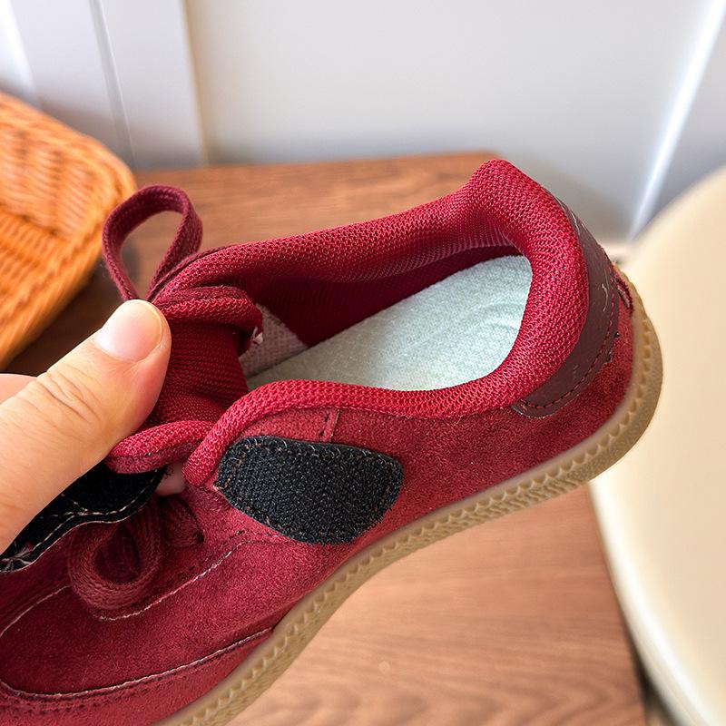 2025 Autumn Unisex Kids' Korean Style Skate Shoes - Casual Sports German Training Gump Shoes