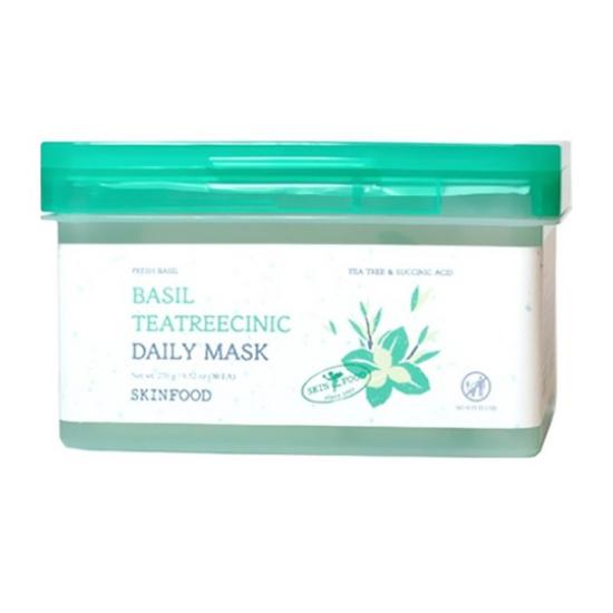 SKINFOOD Basil Tea Tree Cica Daily Mask (270g, 30 sheets, 1pc)