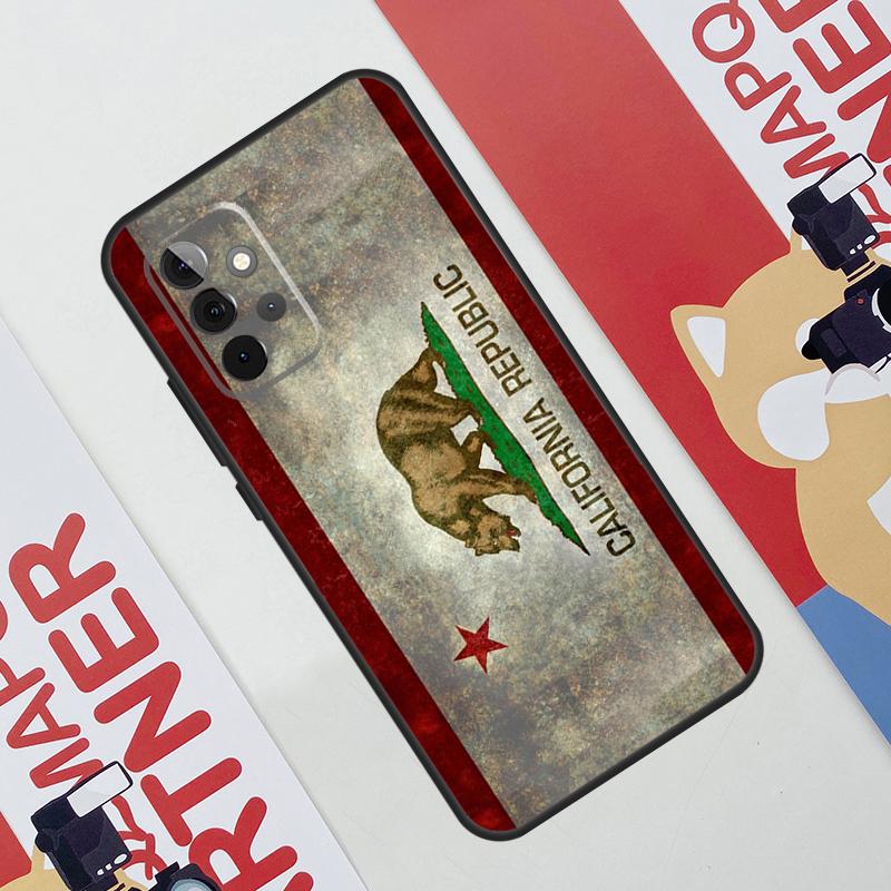 

California Flag Case For Samsung Galaxy A34 A54 A14 A56 A36 A16 A06 A13 A53 A12 A22 A32 A52 A35 A17 A15 A55 Samsung A25