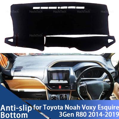 Cubierta para Salpicadero de Coche Tablero Alfombrilla Tablero Alfombra Dashmat Alfombrilla Anti-UV para Toyota Noah Toyota Voxy Toyota Esquire 3ª Gen R80 2014-2019