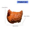 Chicken Ornaments Yard Art Decoration For Backyard Rooster Animals Stakes Animals Sculptures Garden Decoration