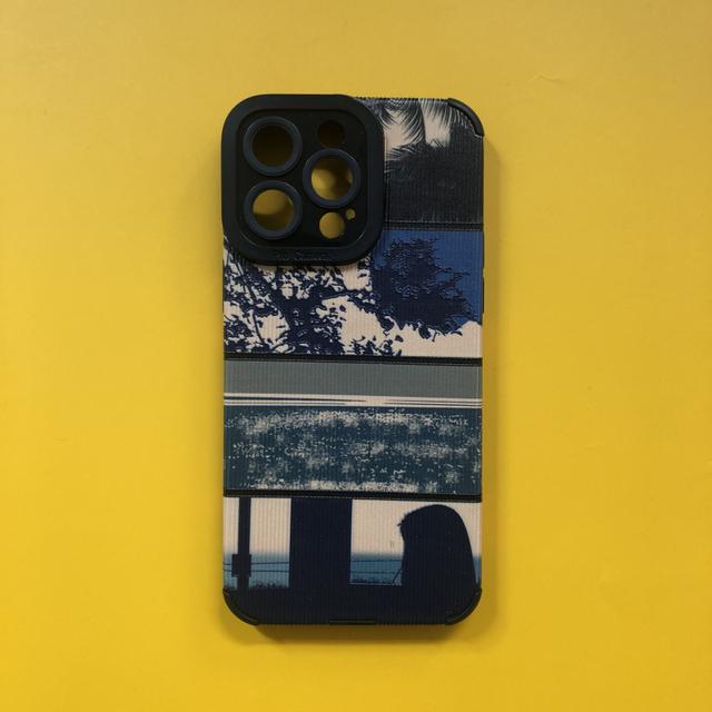 Ilustrační pouzdro na šířku pro Iphone 14 Pro Max 13 Mini 11 12 Silikonový kryt na telefon Iphone Xr Xs X 7 8 Plus Se 2 6s Se2020