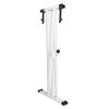 Detachable Double X-Type Keyboard Stand with White Finish