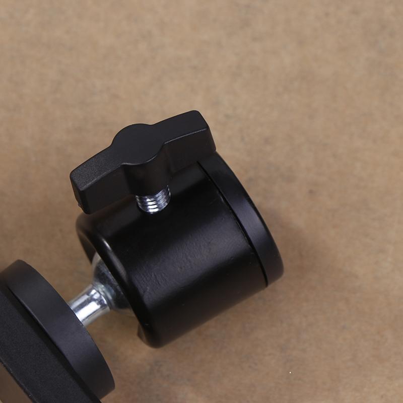 Suporte universal para tripé, suporte para celular, clipe de suporte, parafuso 1/4, adaptador de cabeça esférica para bastão de selfie, suporte de câmera com rotação de 360 graus