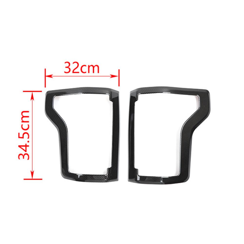 Car Tail Light Cover Trim for Ford F150 2015 2016 2017 2018   Lamp Hood Taillight Guard Decoration Exterior