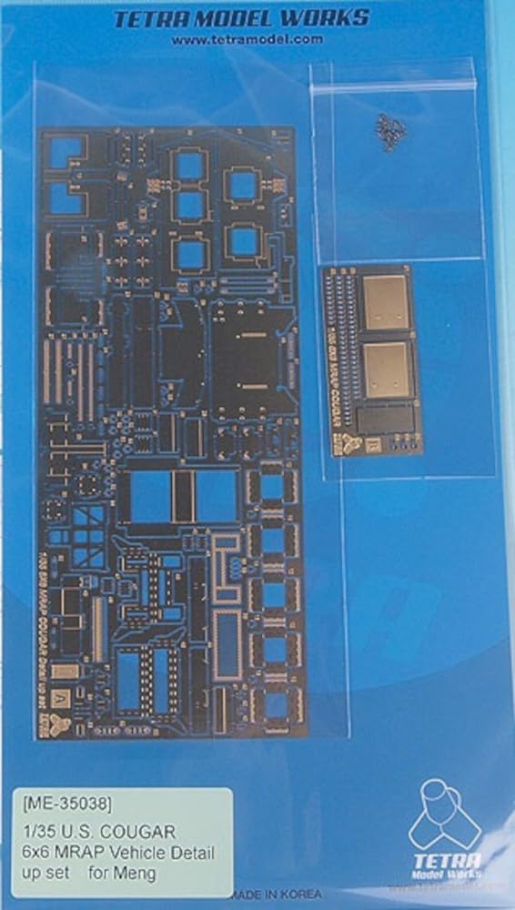 

Tetra Model Серия ME Американский Cougar 6x6 MRAP Пластиковые детали для модели ME3538 1/35 (МУЖЧИНЫ)