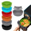 Food-grade 3 Grids Oven Tray Multi-color Divided Airfryer Basket  Restaurant