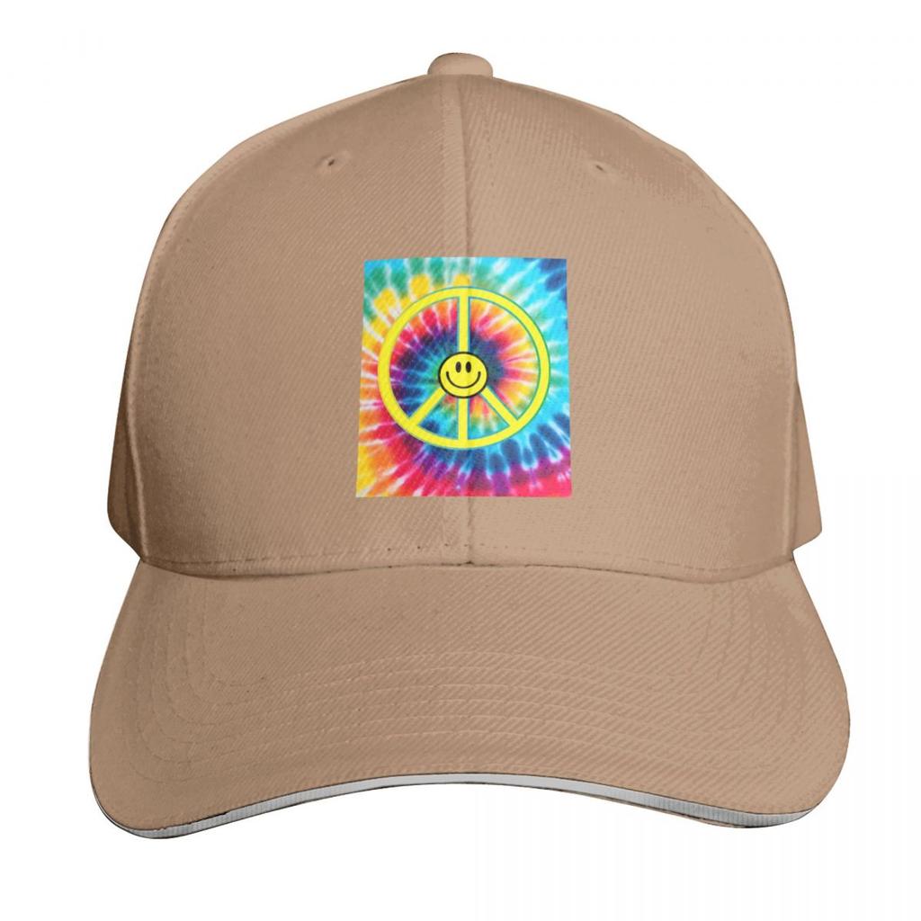 Hippy Trippy Peace Tribe Baseball Cap Christmas Hat Sunhat Foam Party Hat Streetwear Unisex Golf Wear Womens