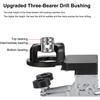 35mm Concealed Hinge Jig,Cabinet Door Hinge Mounting Jig Metal Cabinet Hinge Jig Drill Guide with 2 Retaining Clips