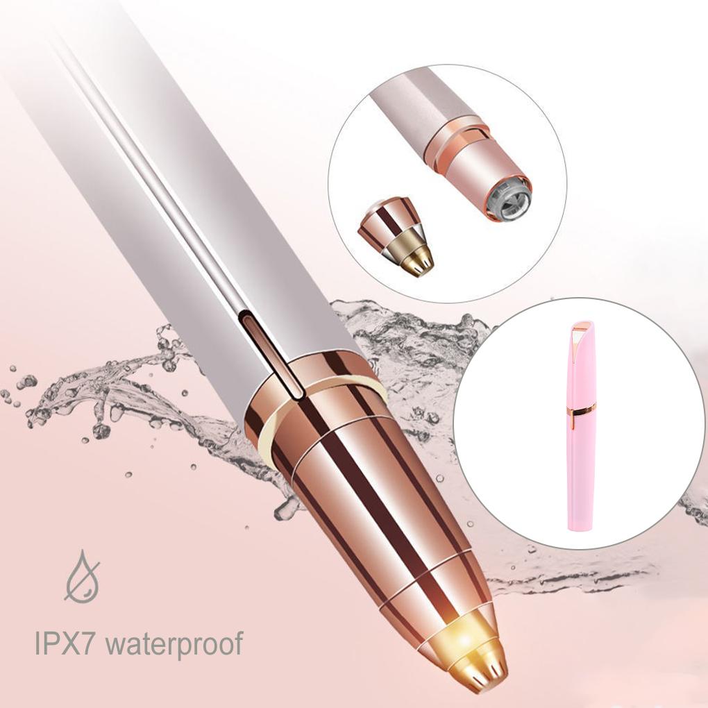 Elektryczny trymer do brwi USB Depilator do włosów na twarzy Trymer Golenie Podróżny Odpinany Golarka do brwi