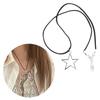 Hollow Star Pendant Necklace Sweet Cool Clavicle Chain Charm Necklace Jewelry