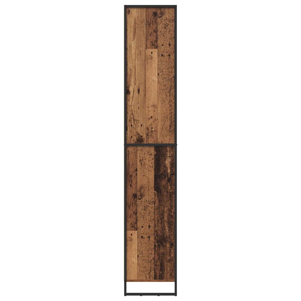 Tall Cabinet Reclaimed Wood Look 79 x 36 x 200 cm Engineered Wood