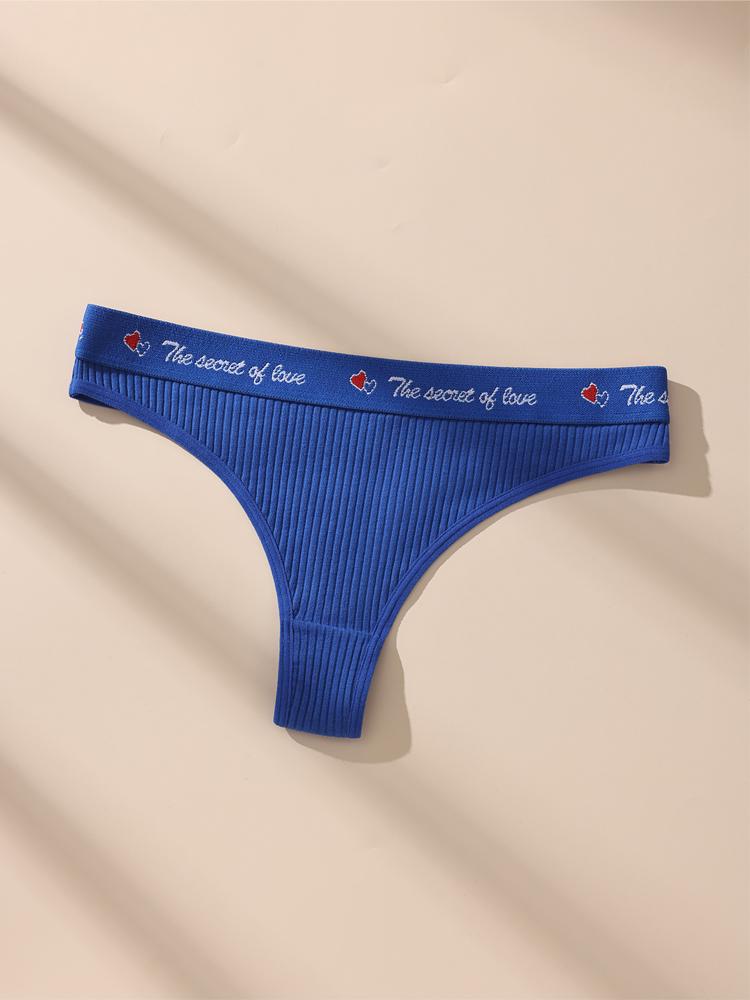 6Pcs Women Thongs Low Waist Sexy Panties Girls Briefs Cotton G-String Breathable Underwear Ladies Panty Female Lingerie