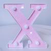 Pink LED Letter Light for Celebrations and Proposals