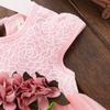 Summer Baby Girls Waist Flower Princess Dress Infant Short Dresses