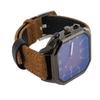 Men Watch Quartz Movement Leather Strap Stylish Retro Wristwatch for Indoor Outdoor Activities Daily Sports