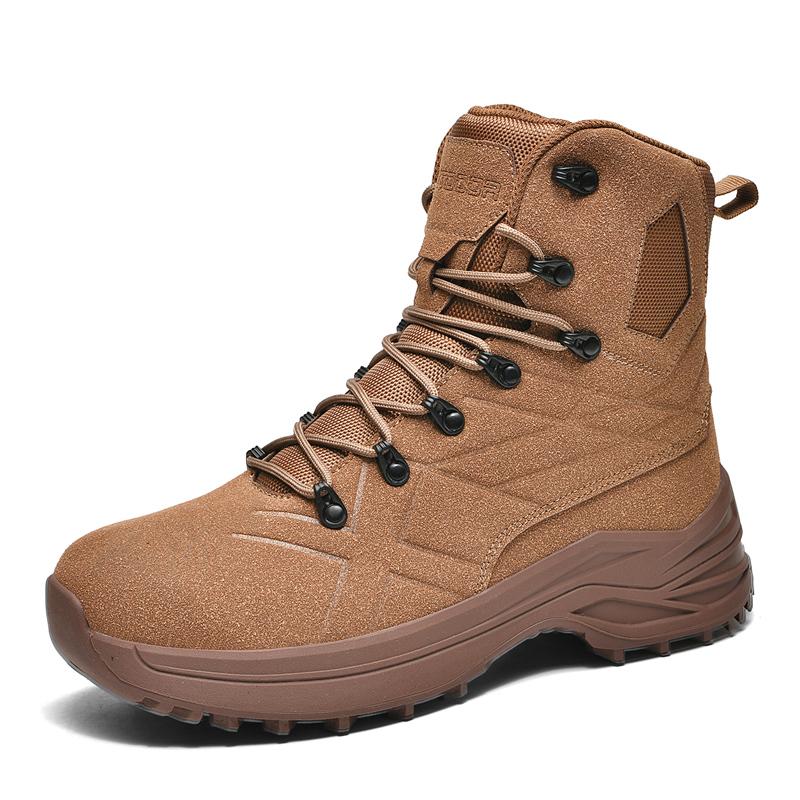 

Outdoor Men Hiking Shoes Anti-slip Lace-up Breathable Wear-resistant High-top Boots Men Lace-up Low-top Casual Sports Shoes Men 39