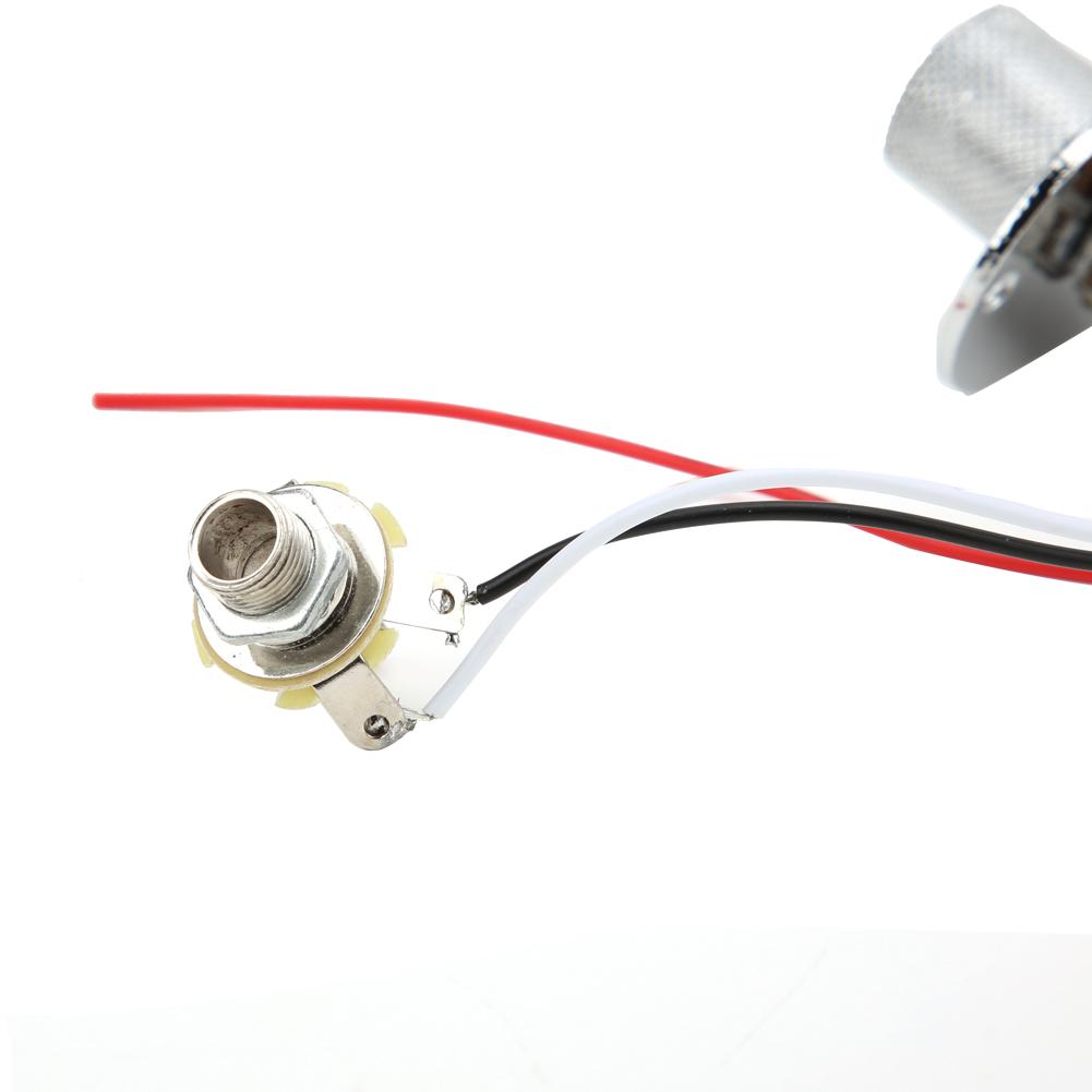 Chrome Plated Metal 3 Way Switch Prewired Control Plate for Tele Guitar Replacement Parts