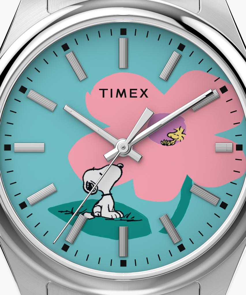 Taimaegseu X Peanuts Legacy Snoopy Flower Metal Watch 36Mm