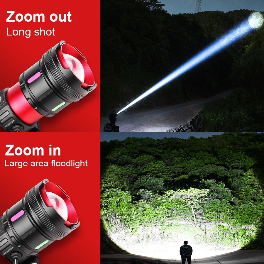 2026 LED Sensor Headlight Super Bright 1000M Headlamp Most Powerful Head Flashlight Waterproof Outdoor Fishing Lantern