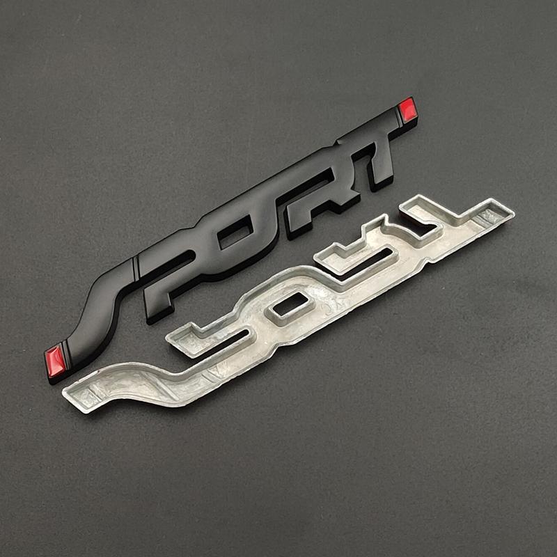lczbn5 3D Metal Logo Ford Emblem Car Fender Trunk Badge For Ford Explorer Bronco Mondeo Fusion Edge Fiesta Sport Sticker Accessories