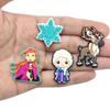 16-Piece Cute Cartoon Frozen Series Crocs Charms DIY Shoe Accessories
